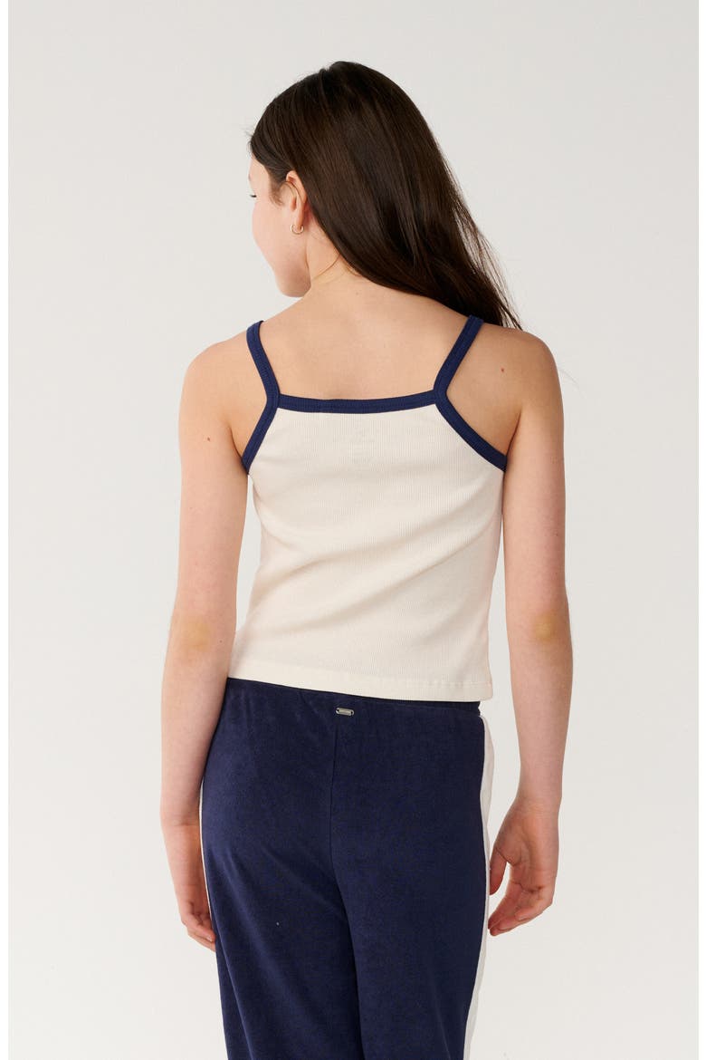 Kids' Costa Del Sol Graphic Cotton Tank, Alternate, color, BONE