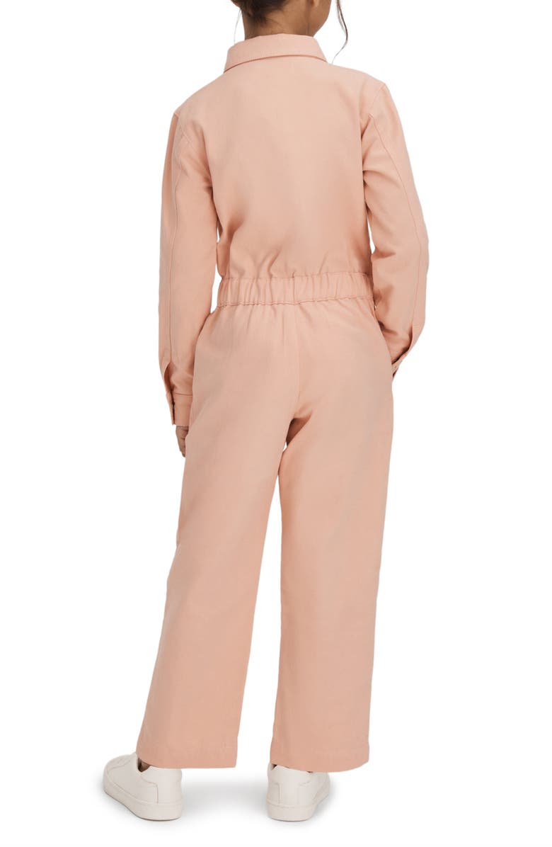 Reiss Kids' Penelope Sr. Cotton Utility Jumpsuit, Alternate, color, 