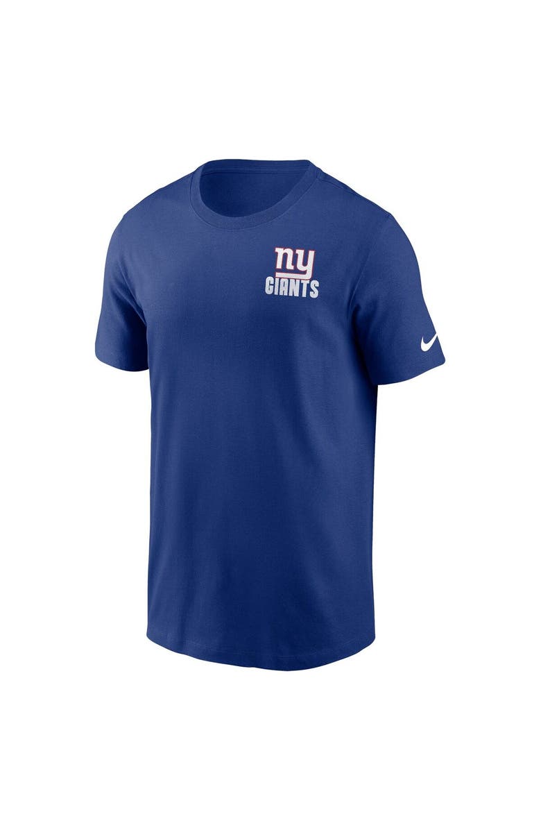 Nike Men's Nike Royal New York Giants Blitz Essential T-Shirt, Alternate, color, Royal