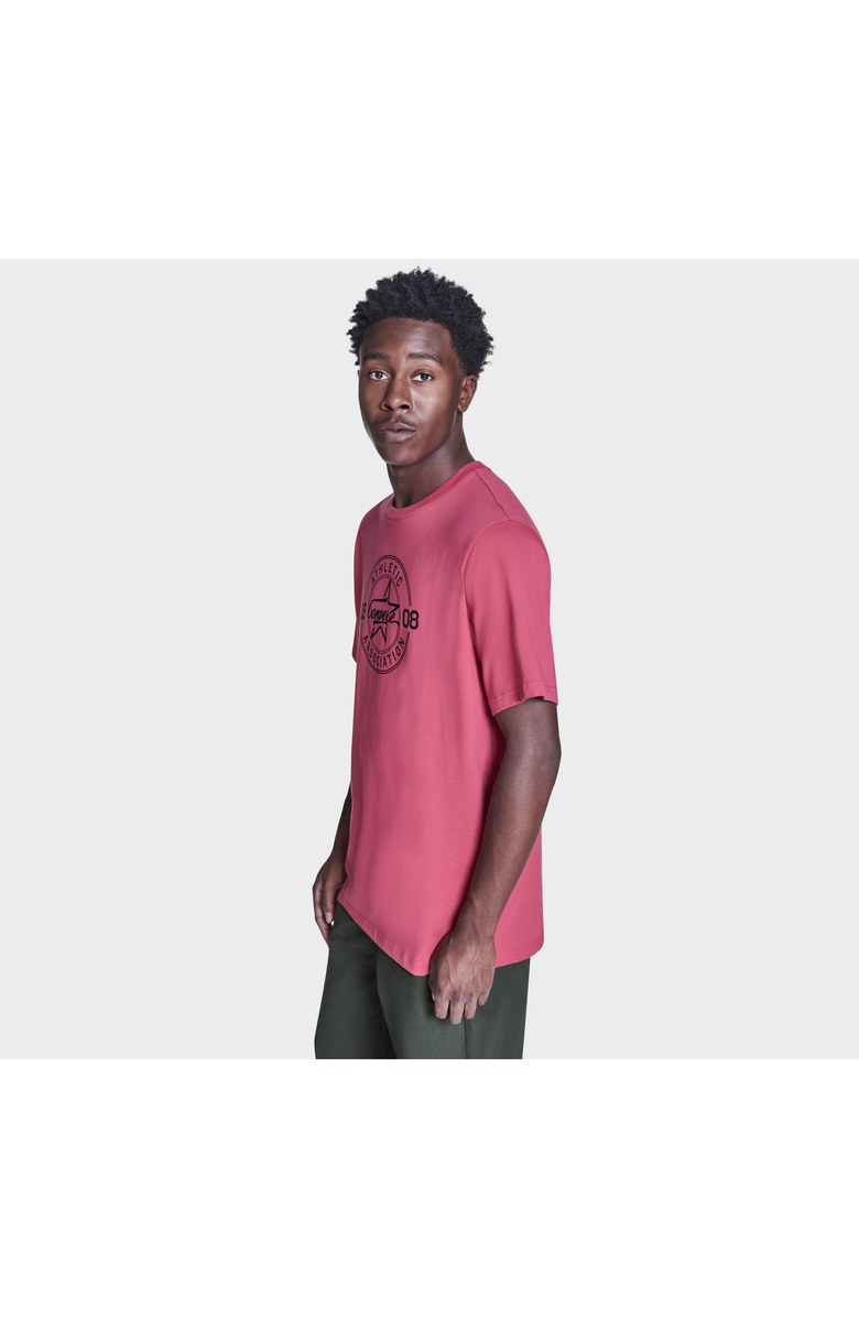 Converse Star Script Tee, Alternate, color, Rose Cherry
