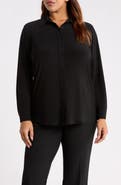 AK ANNE KLEIN Slim Fit Long Sleeve Knit Shirt