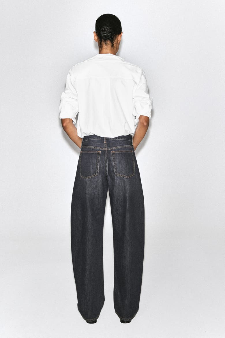 Inlet Curved-leg Jeans, Alternate, color, DARK GRAY