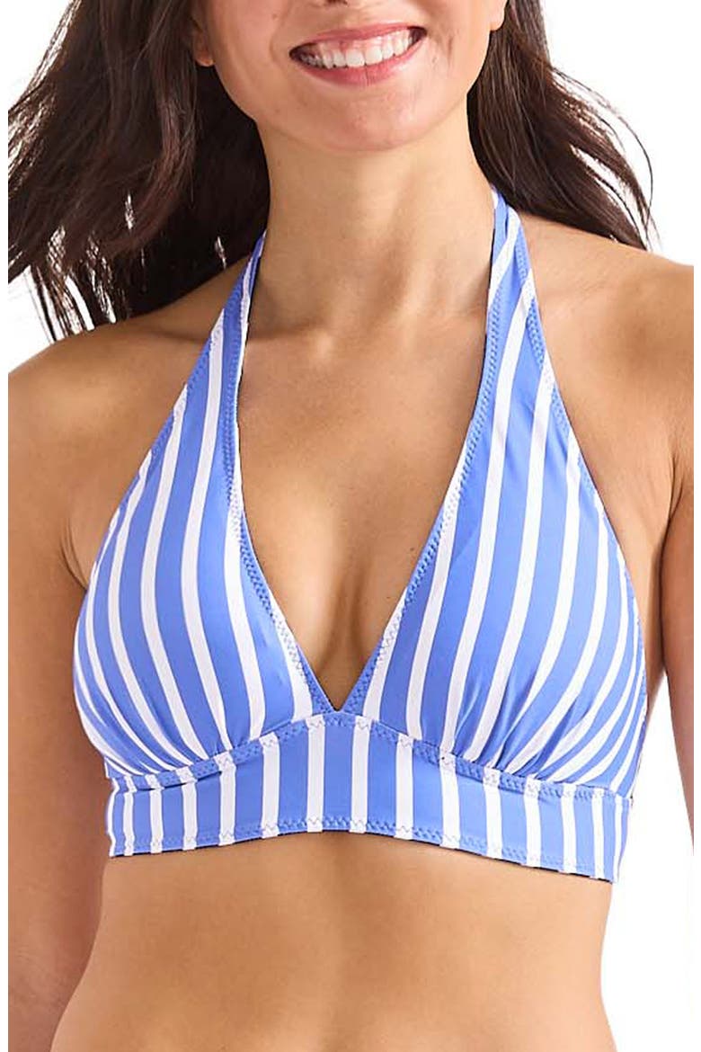 Coastline Stripe Reversible Bikini Top, Alternate, color, MARE NAVY REVERSIBLE