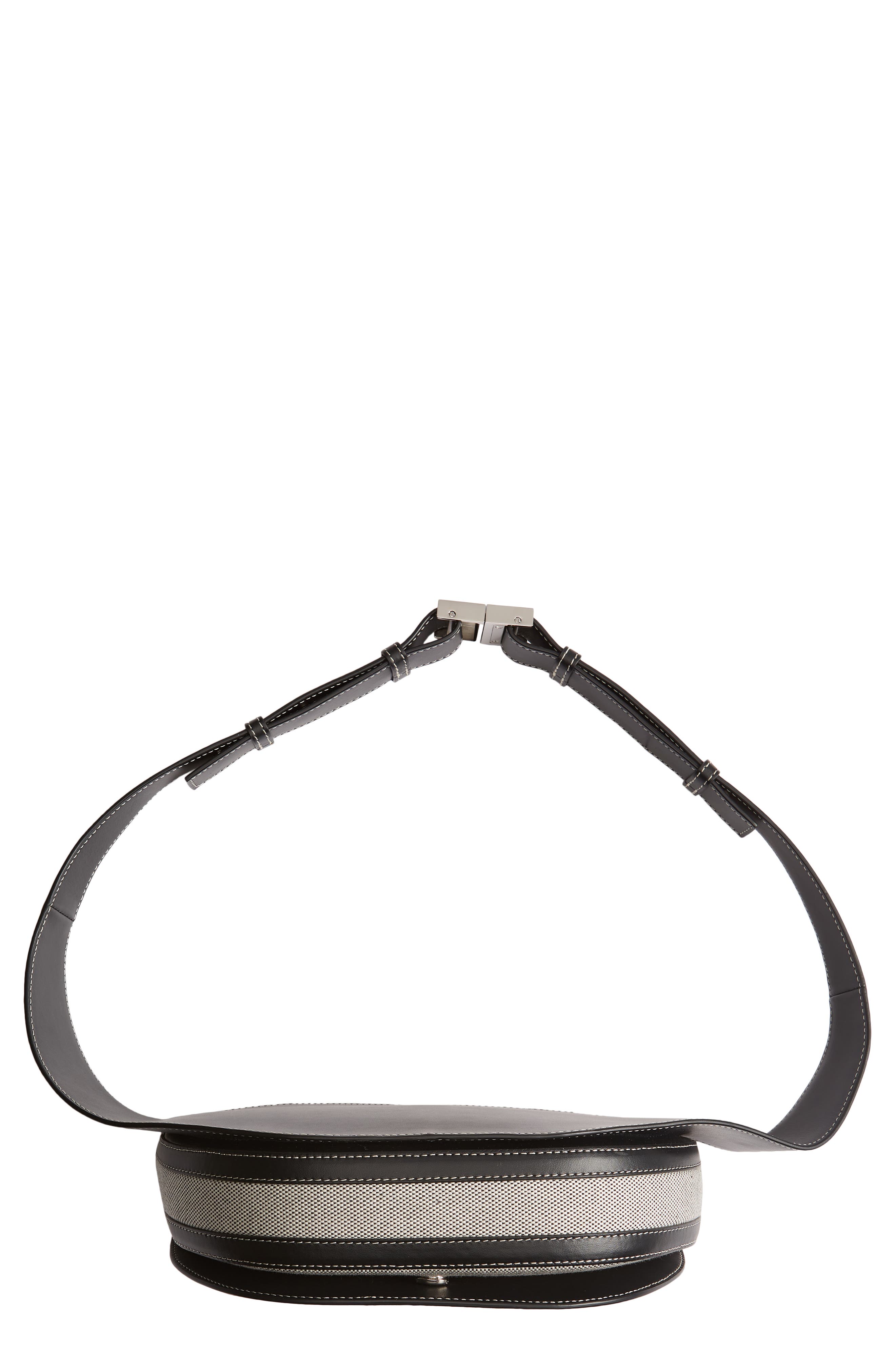 Burberry Olympia Horseferry Print Canvas Belt Bag, Alternate, color, 