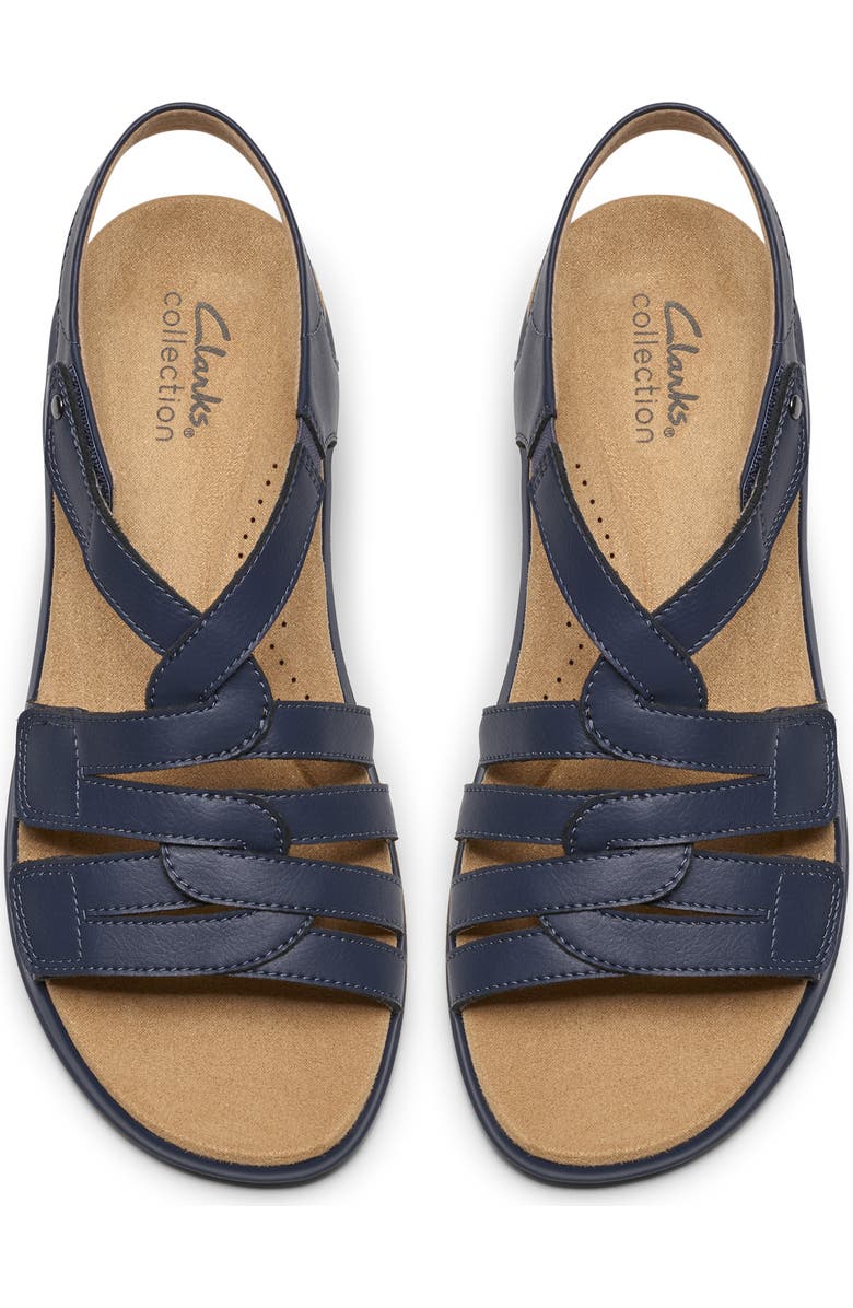 Clarks<sup>®</sup> Maelynn Paige Sandal, Alternate, color, Navy Leather