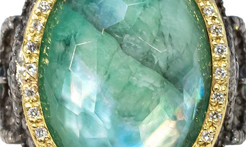 Armenta Emerald Triplet Statement Ring In Green