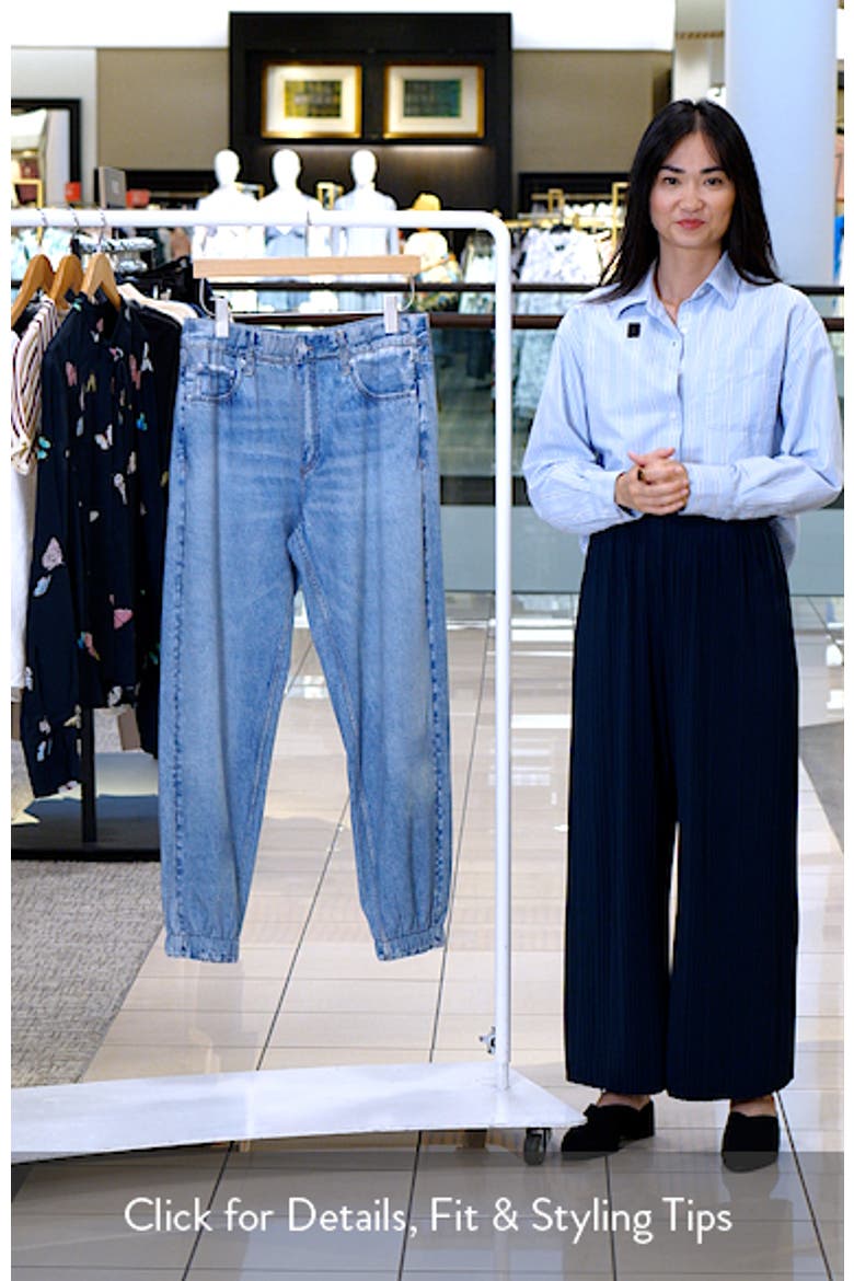 Miramar High Waist French Terry Jogger Jeans video