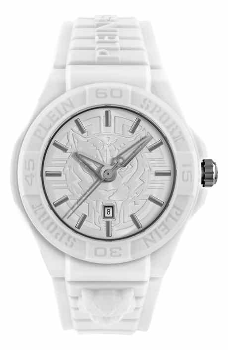 PLEIN SPORT New Fearless Silicon Strap Watch, 46mm