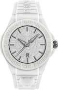 PLEIN SPORT New Fearless Silicon Strap Watch, 46mm