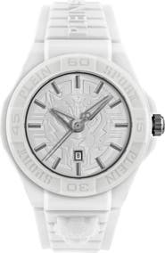 PLEIN SPORT New Fearless Silicon Strap Watch, 46mm