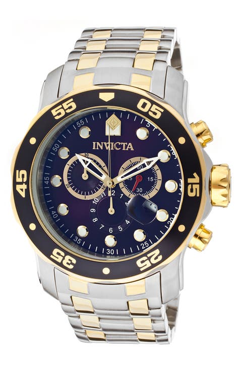 Pro Diver Chronograph Bracelet Watch, 48mm
