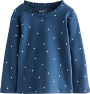 NEXT Kids' Polka Dot Long Sleeve T-Shirt