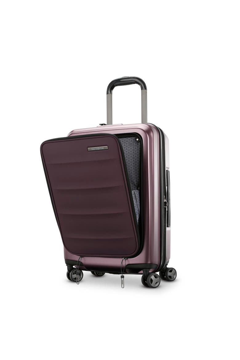 Octiv Hardside (Pro Front Pocket 20"/24"/28") 3 Piece Spinner Luggage Set, Alternate, color, Amethyst Purple