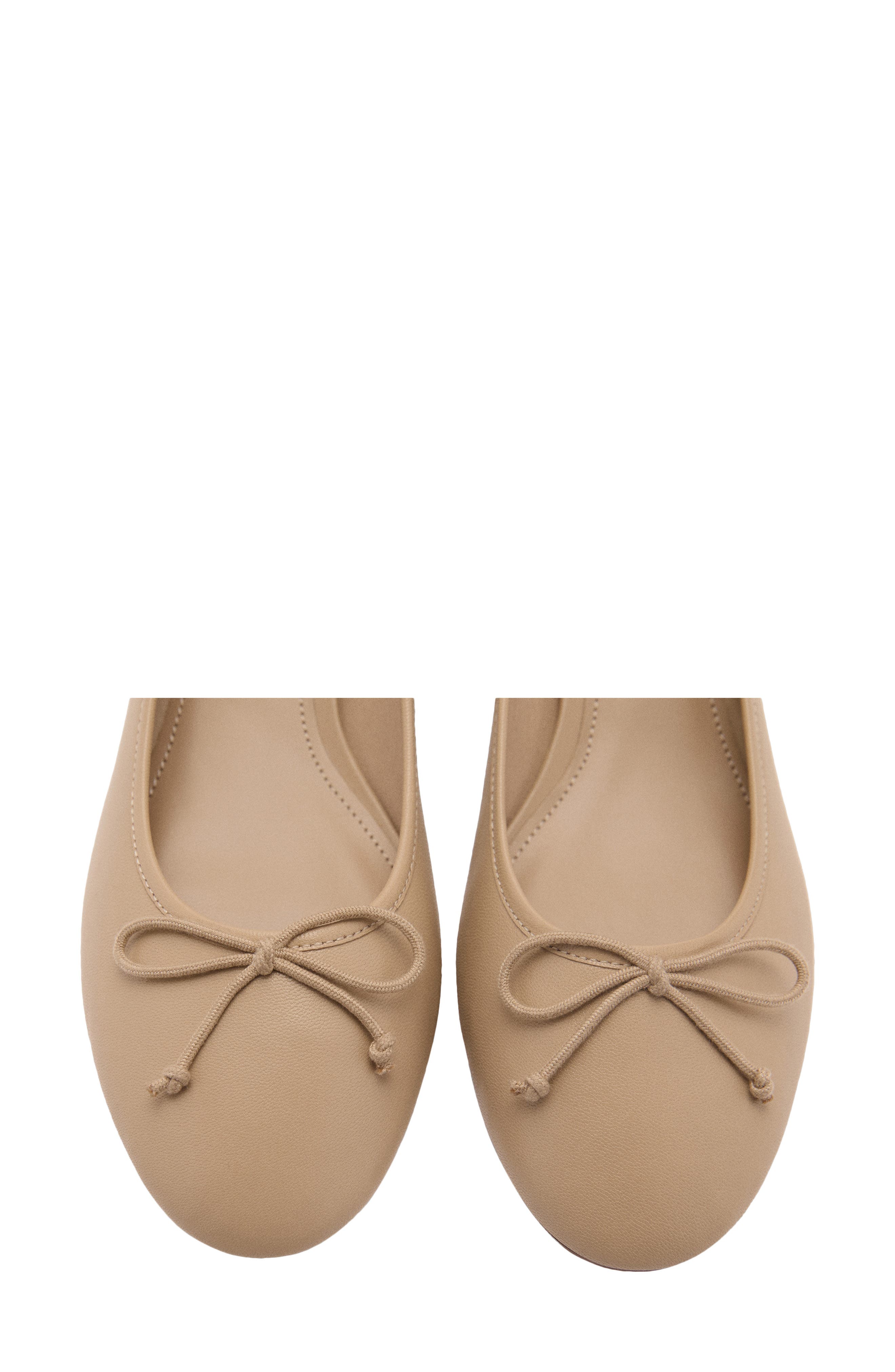 MANGO Ballet Pump, Alternate, color, Caramel