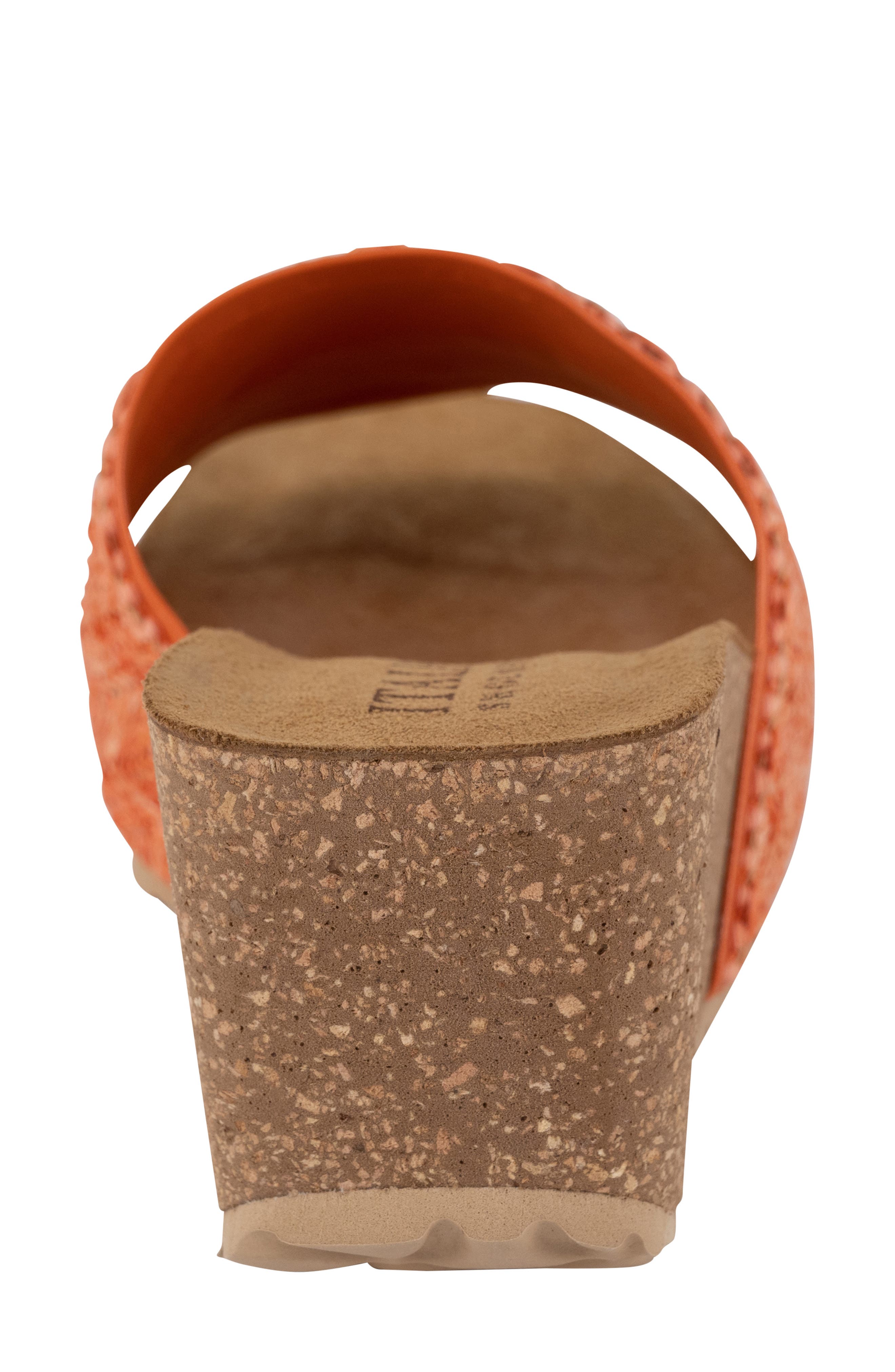 Ibbie Platform Wedge Slide Sandal, Alternate, color, ORANGE