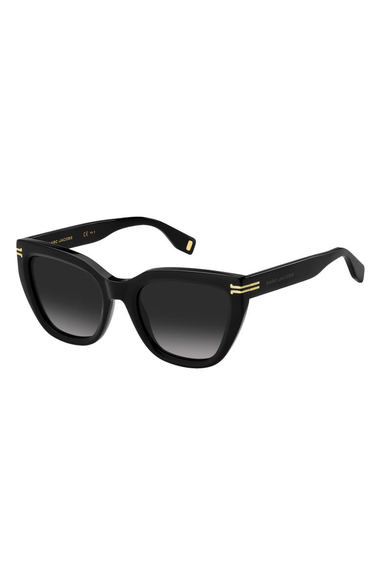 Marc Jacobs 53mm Cat Eye Sunglasses, Alternate, color, 