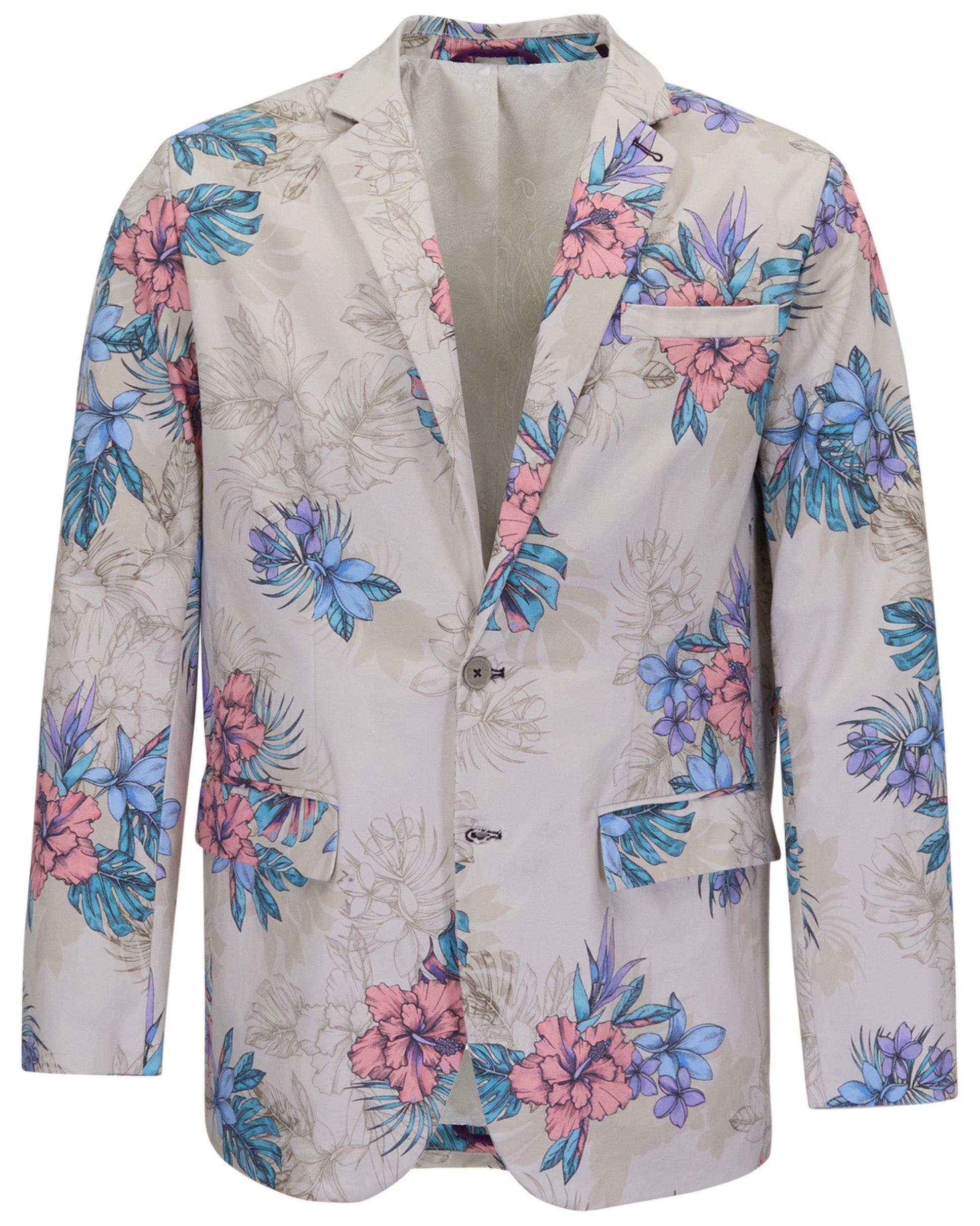 Exotic Floral Mens Tailored Blazer - image 2