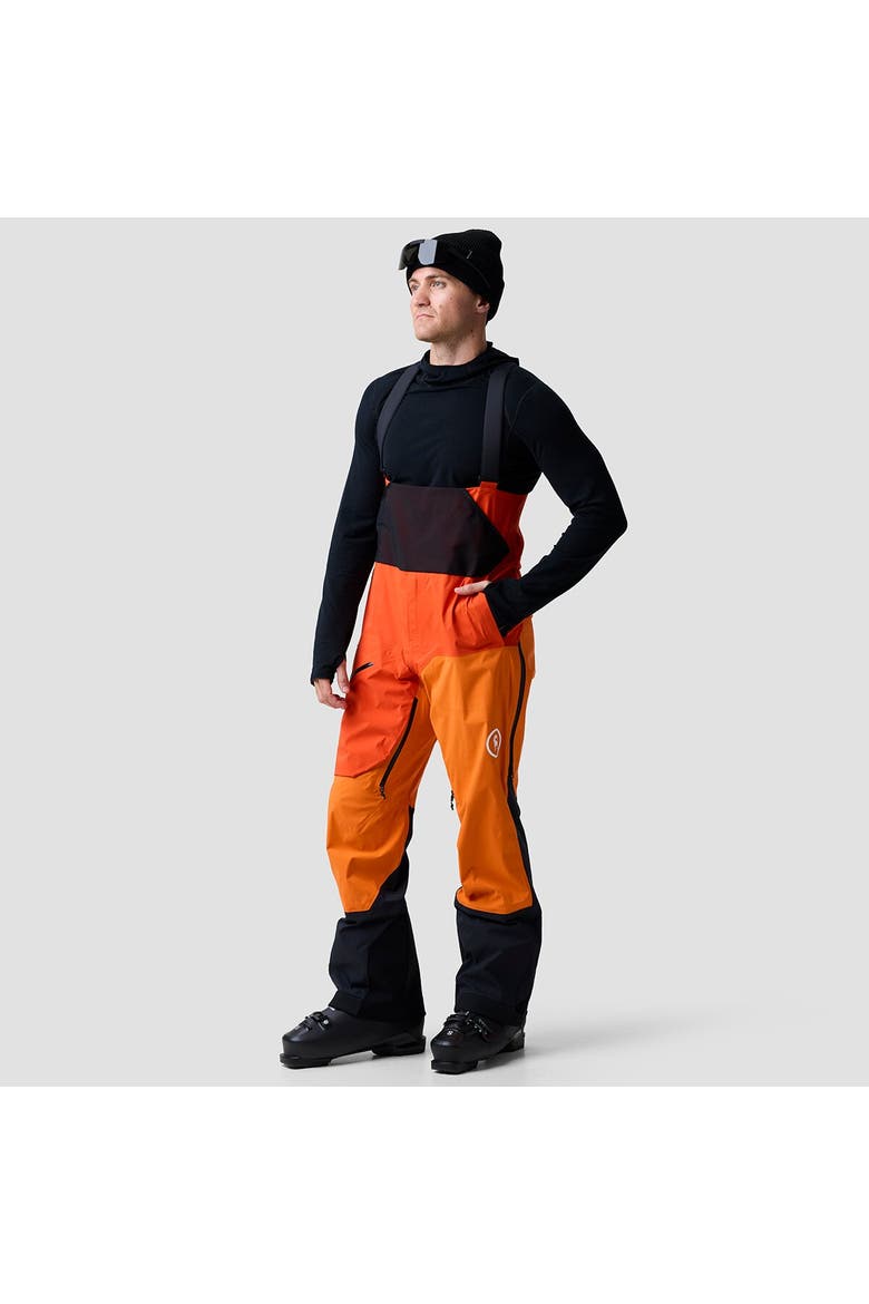 Bga Cottonwoods Xpore Lt Bibs G2 - Men's, Main, color, Route Red/Boundary Orange