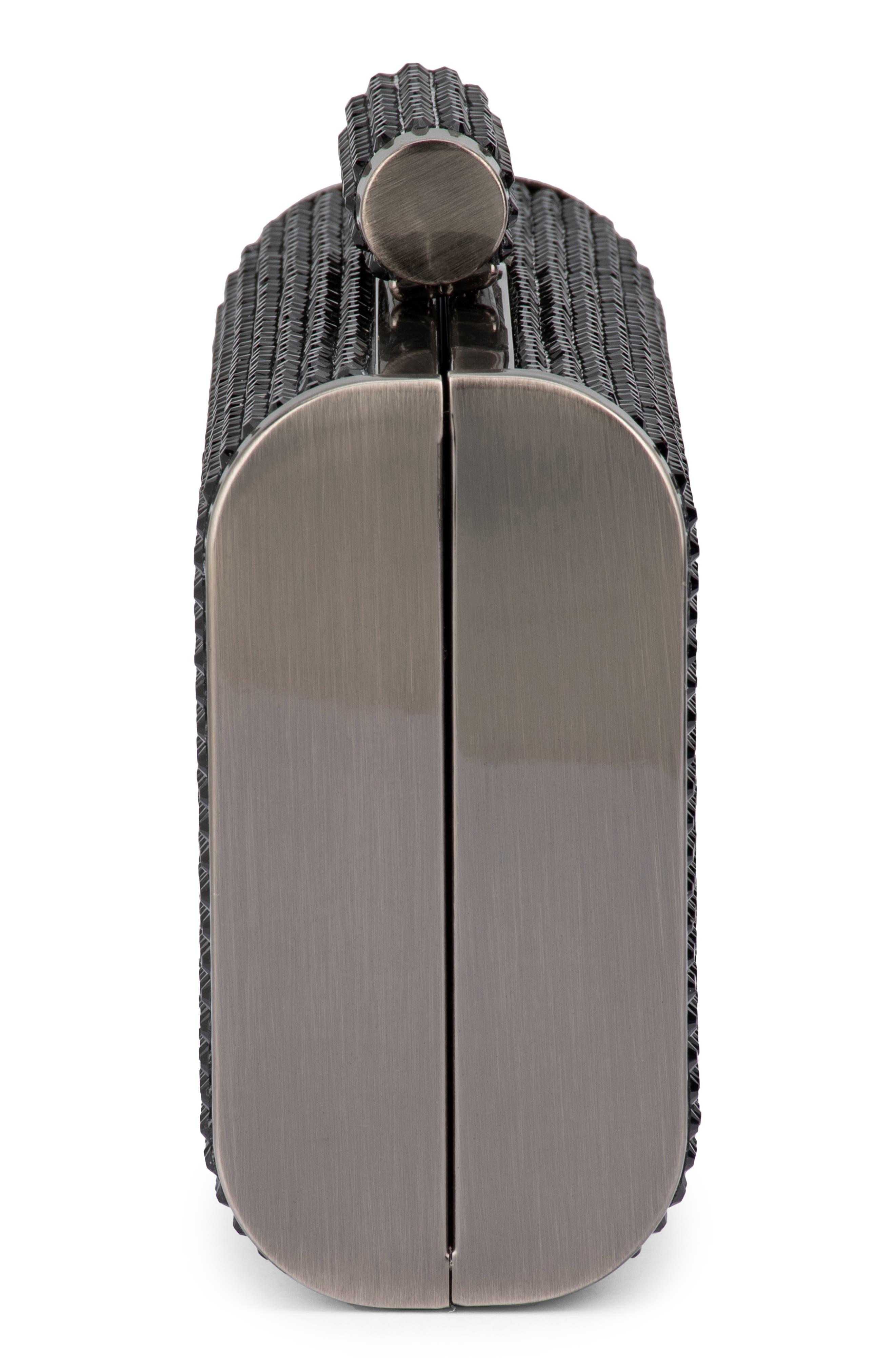 Olga Berg Bae Hot Fix Crystal Frame Clutch, Alternate, color, 