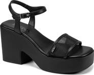 DKNY Mavelle Ankle Strap Platform Sandal