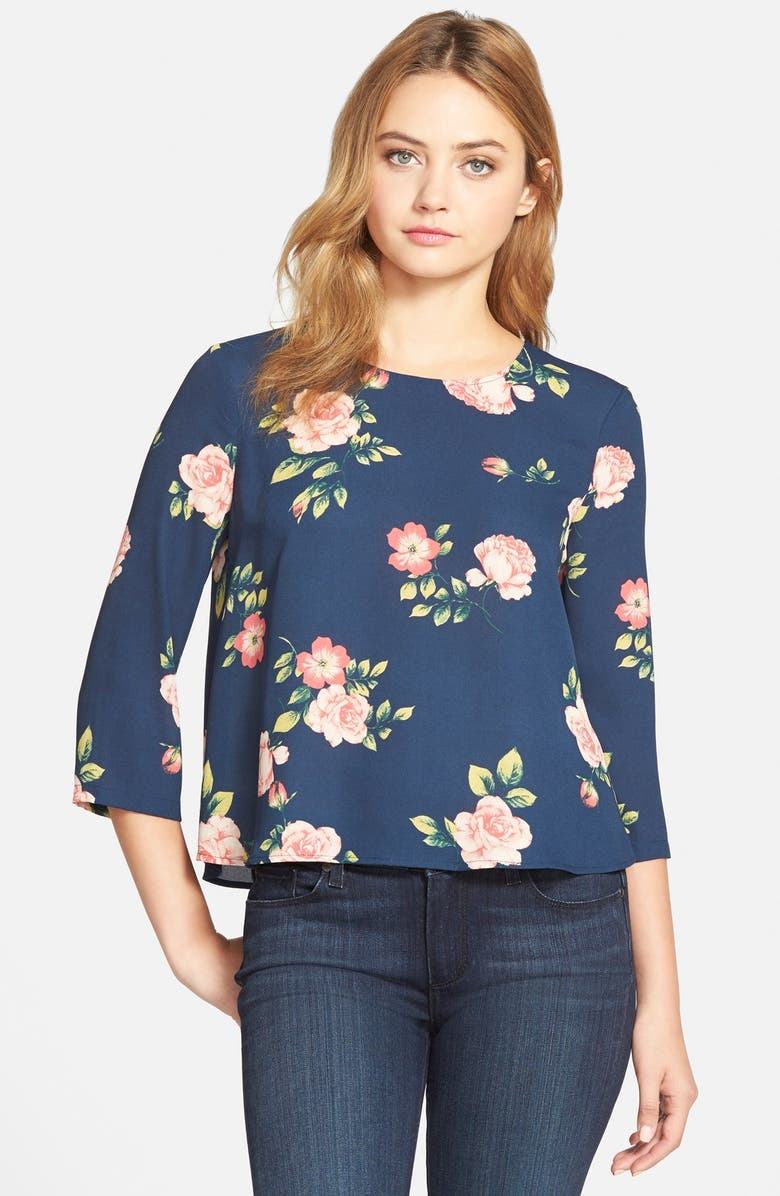 cupcakes and cashmere 'Huntington' Button Back Top, Main, color, 
