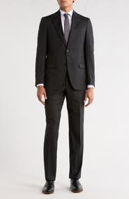 No Ordinary Joe by Ted Baker Jason Black Wool Suit