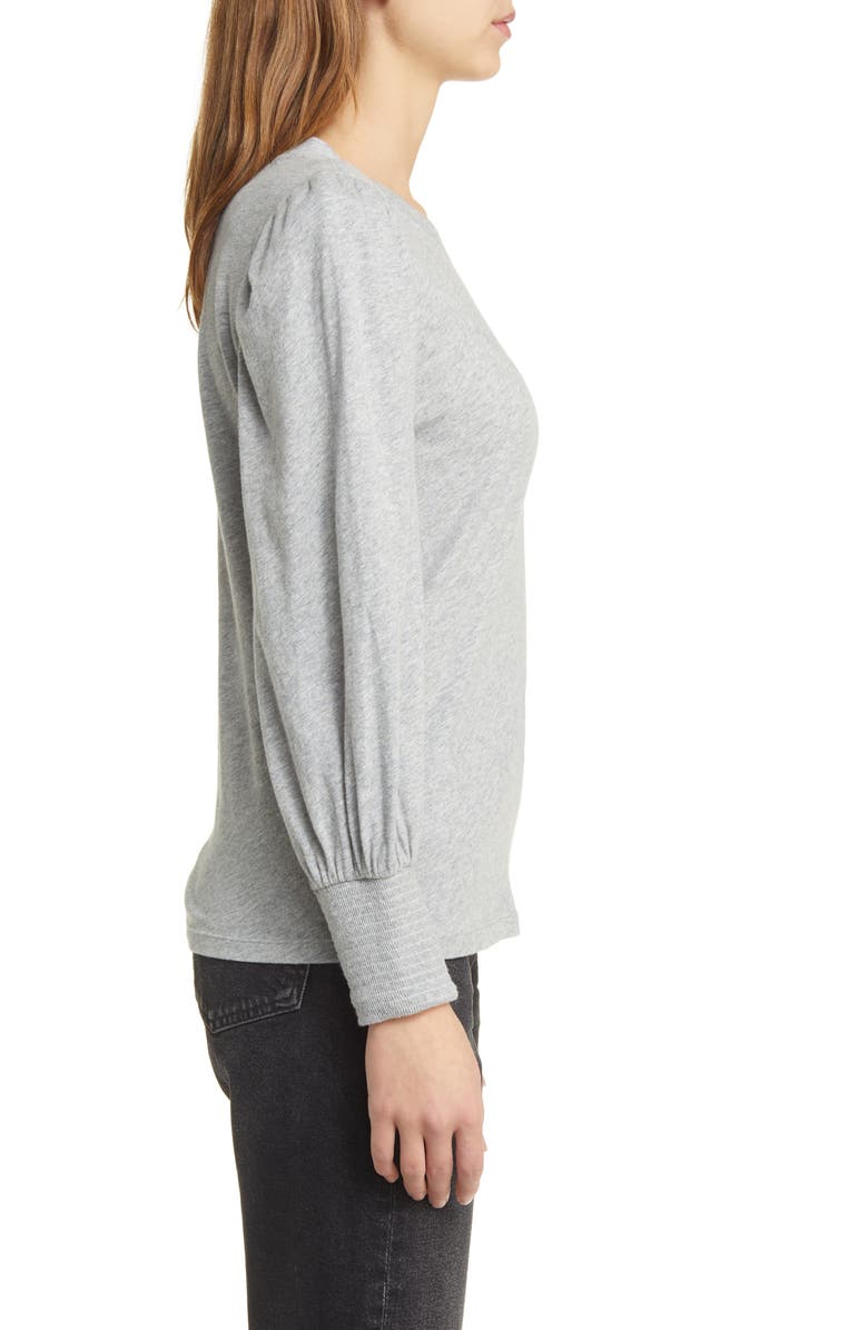 Nation LTD Loren Smocked Peasant T-Shirt, Alternate, color, 