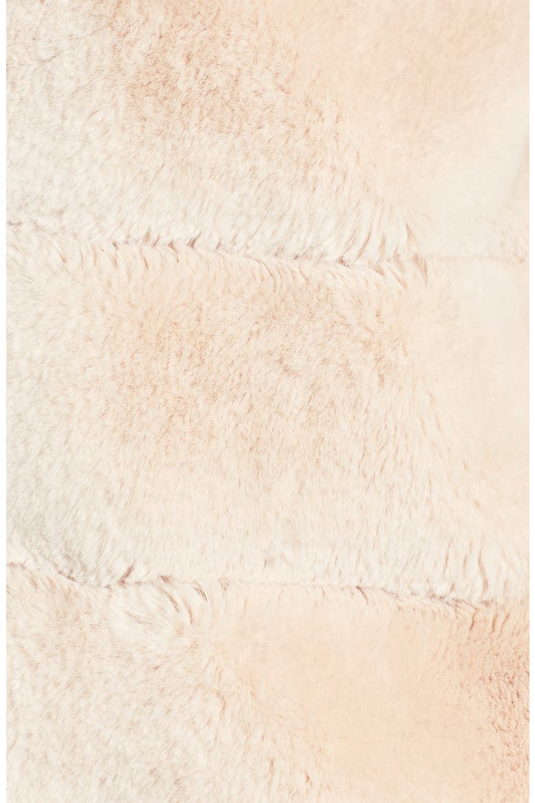 Faux Fur Jacket, Alternate, color, SAND