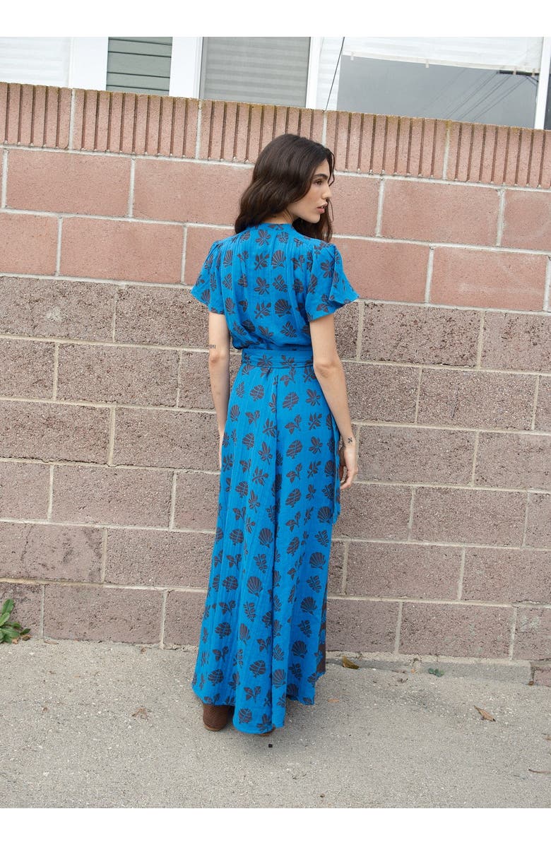 Ace & Jig Sangria Reversible Maxi Wrap Skirt, Alternate, color, Azure