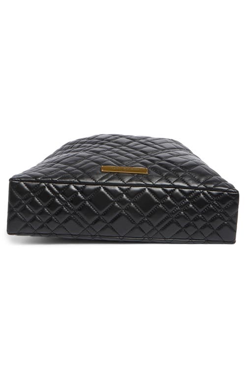 KURT GEIGER KURT GEIGER LONDON BRIXTON DRAWSTRING QUILTED LEATHER SHOULDER BAG