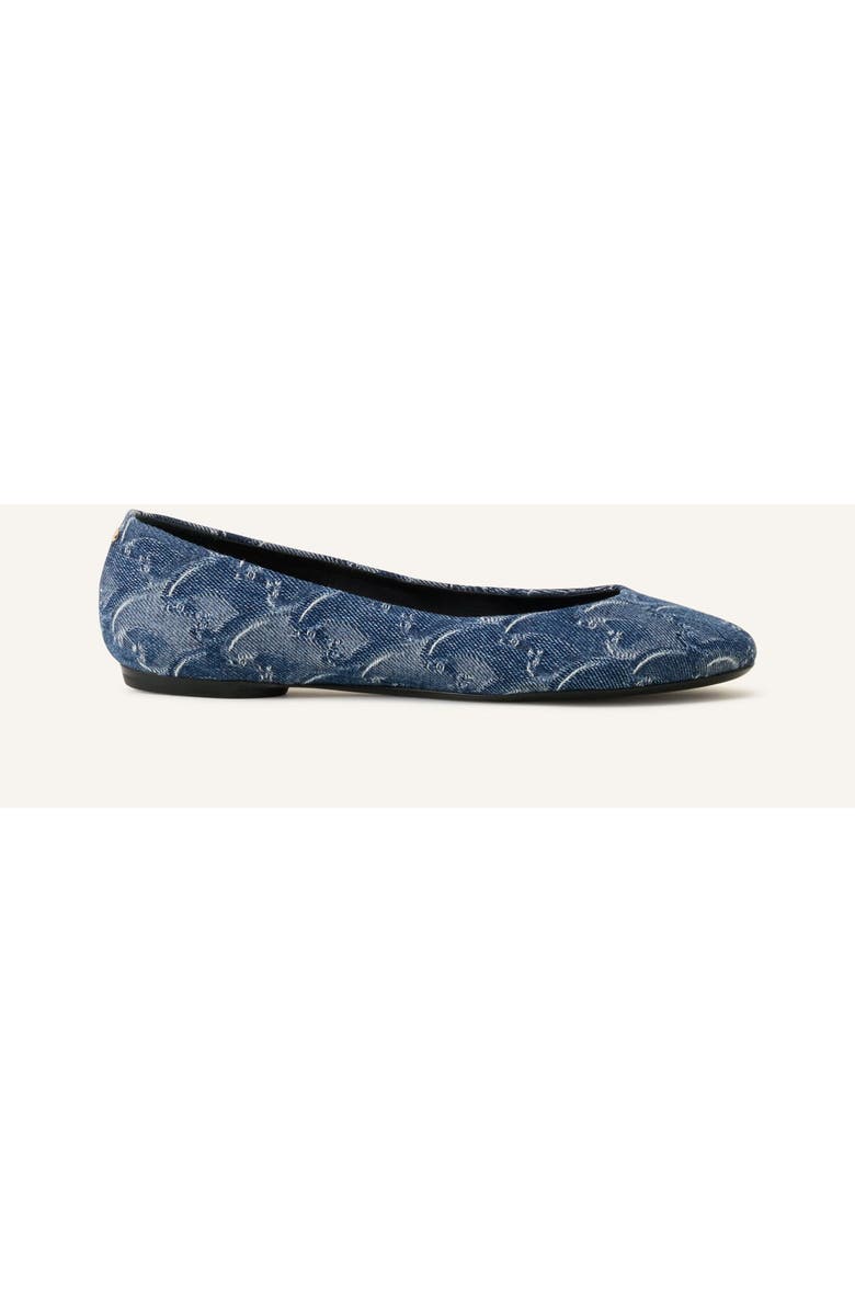 Lanvin Lunar Year Ballerina In Denim, Main, color, Blue