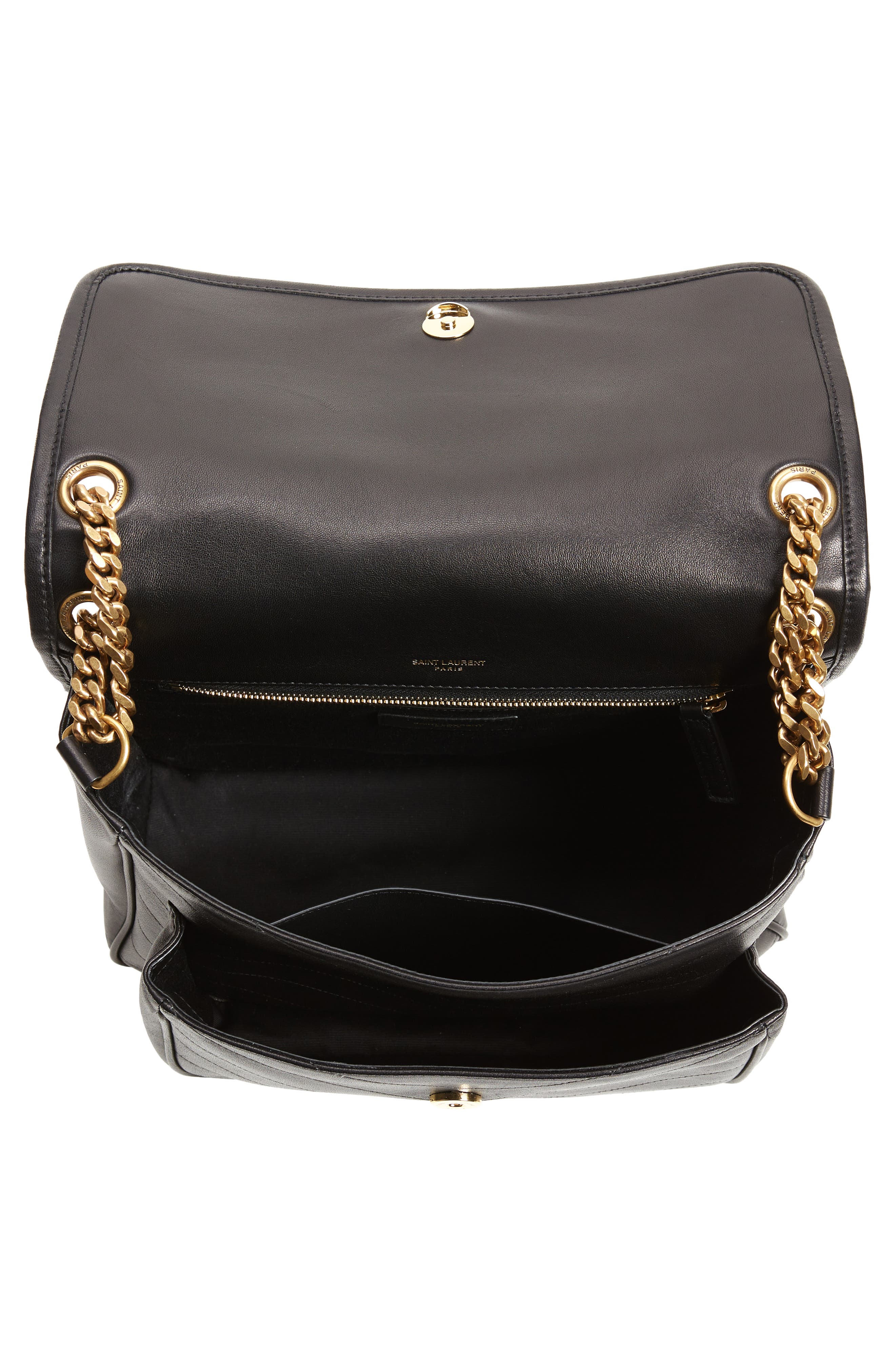 Saint Laurent Medium Niki Leather Shoulder Bag, Alternate, color, 