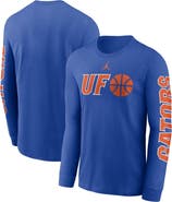 Jordan Brand Men's Jordan Brand  Royal Florida Gators Basketball Icon Two-Hit Long Sleeve T-Shirt
