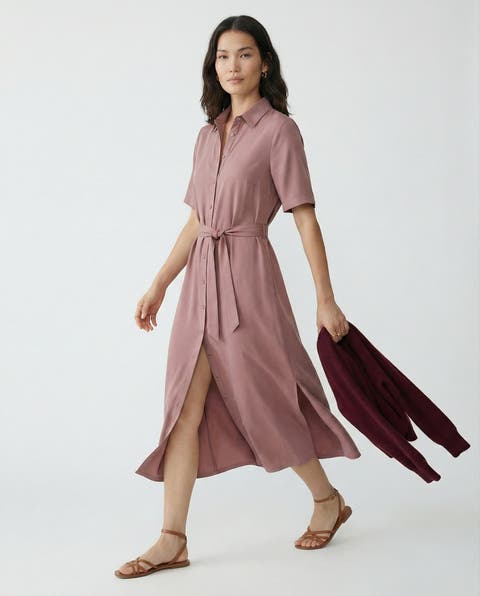 The Short Sleeve Midi Dress
