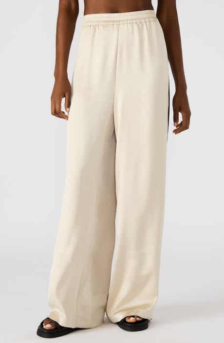 Steve Madden Moxie Side Stripe Wide Leg Pants
