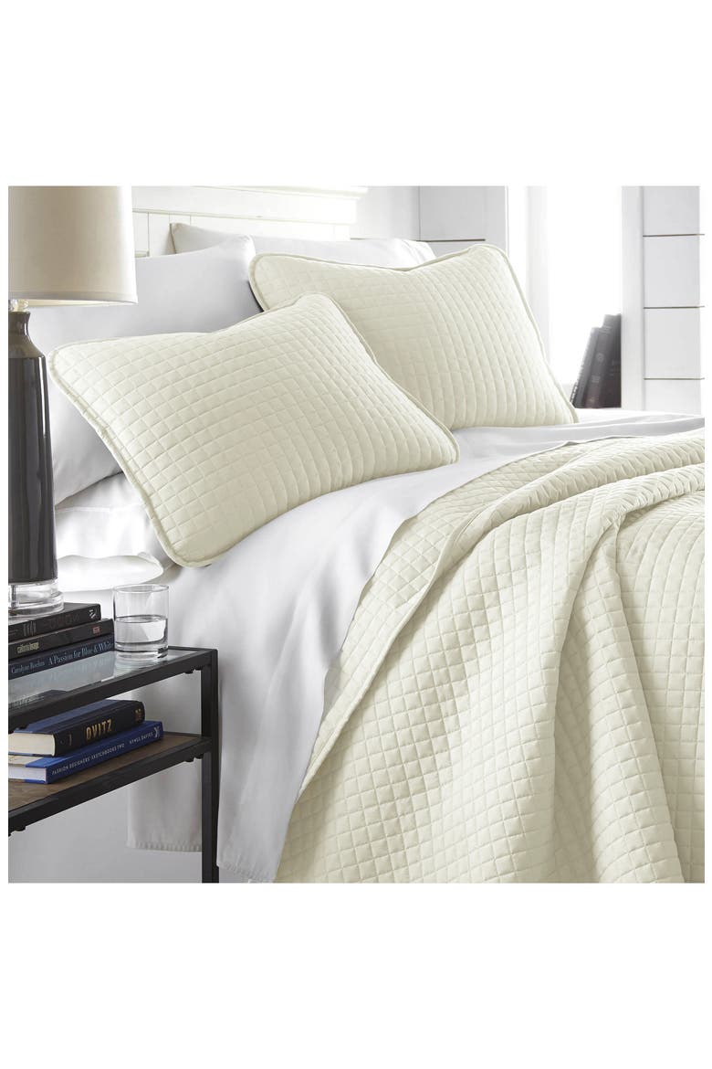 Vilano Springs Oversized Quilt Set, Main, color, OFF WHITE