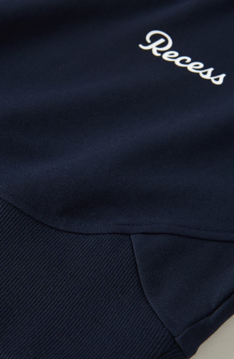 Recess Pickleball x Zella Kids' Court Graphic Sweatshirt, Alternate, color, Navy Sapphire