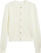 DÔEN Emery Pointelle Cardigan