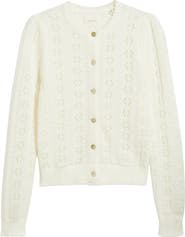 DÔEN Emery Pointelle Cardigan