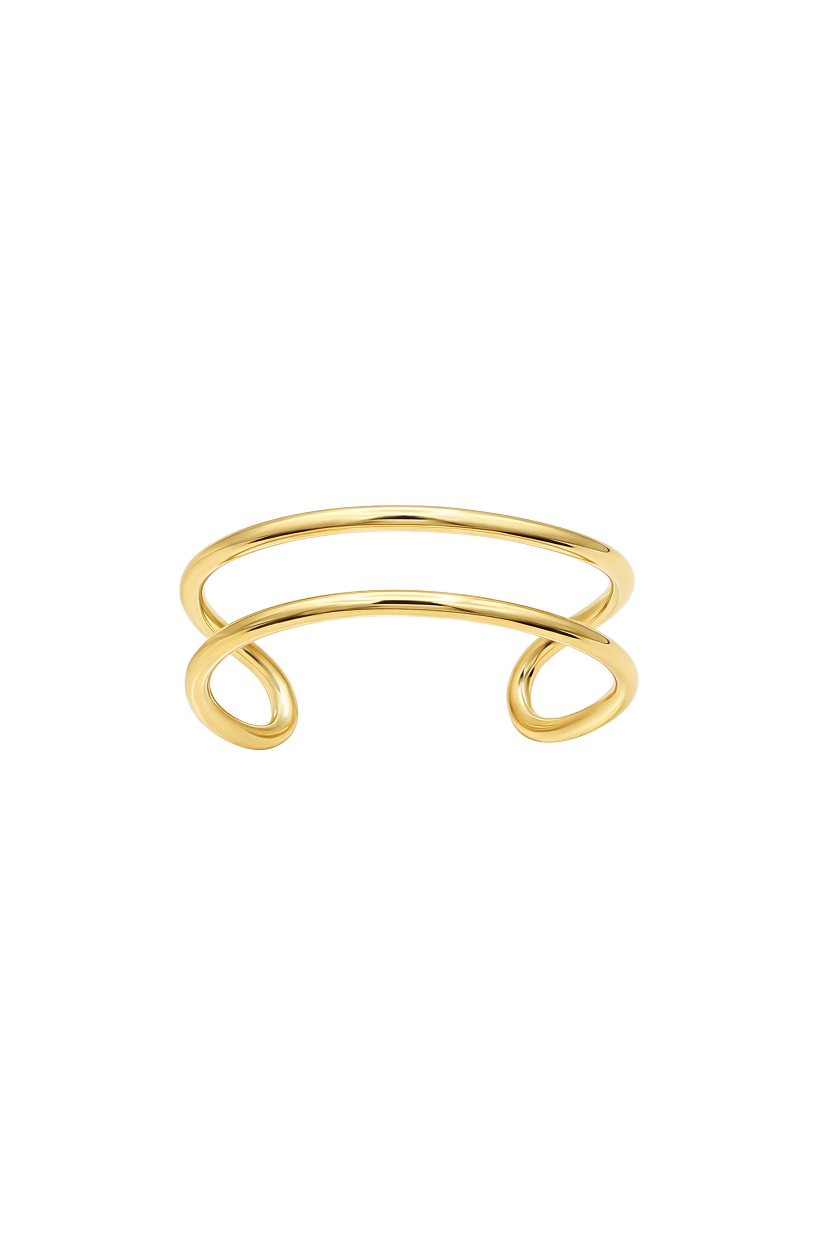 10k Gold Two Row Toe Ring