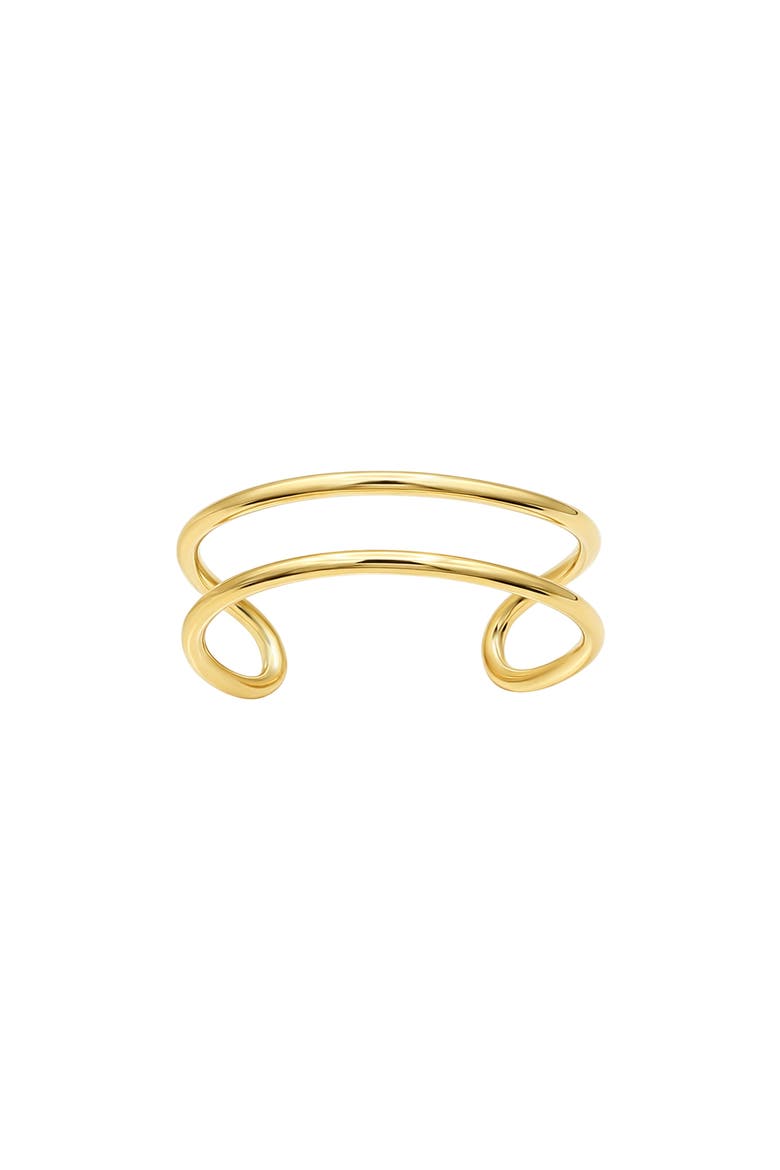10k Gold Two Row Toe Ring, Main, color, GOLD
