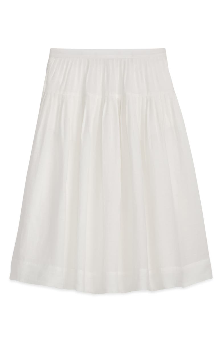 Alex Mill Brittany Ramie Midi Skirt, Alternate, color, Off White