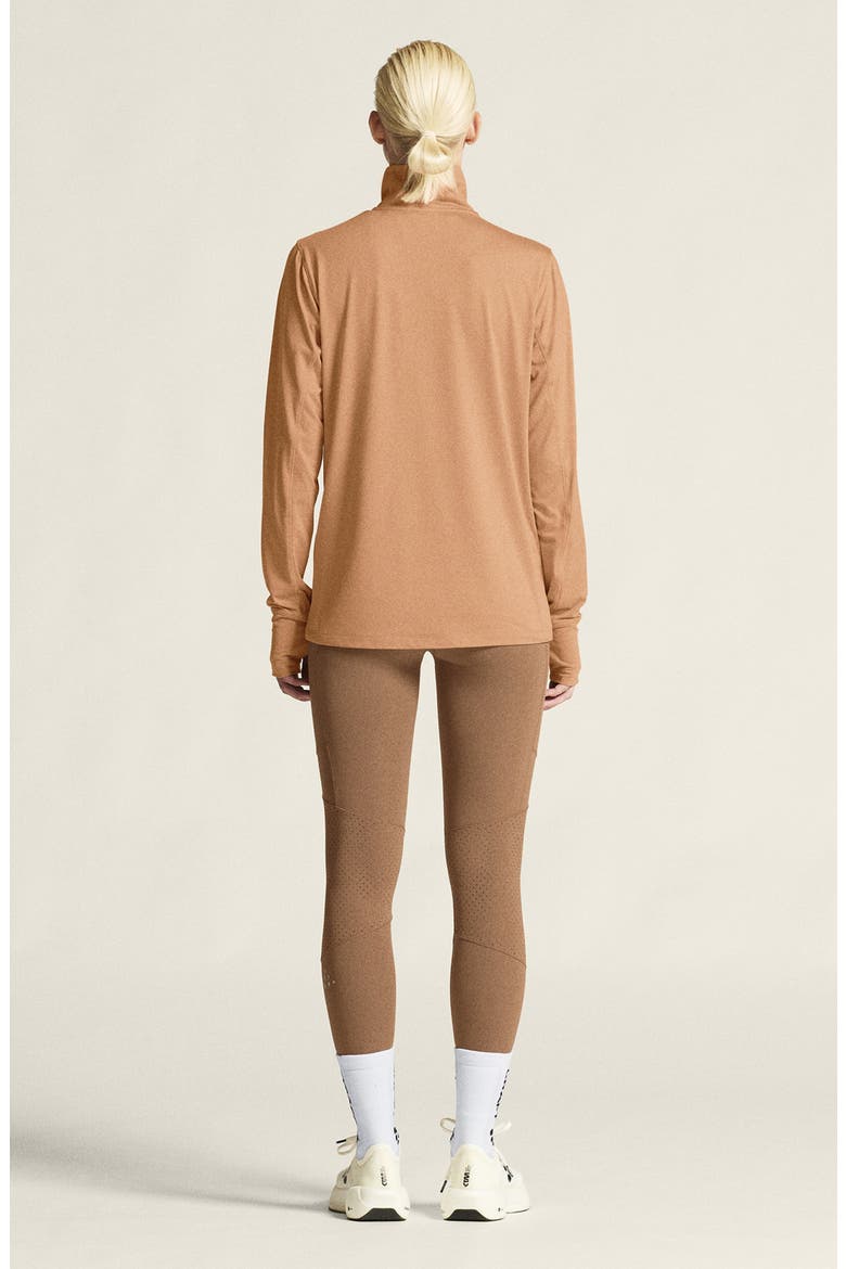 Flow Quarter Zip Pullover, Alternate, color, SYRUP