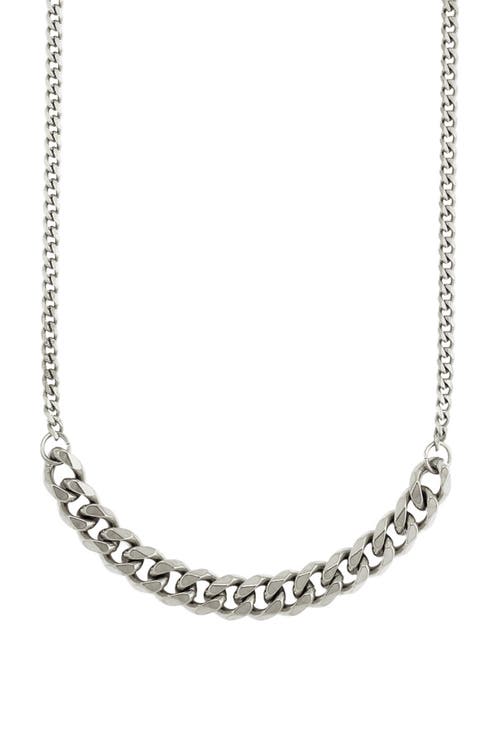 Gender Inclusive Half Cuban Link Necklace