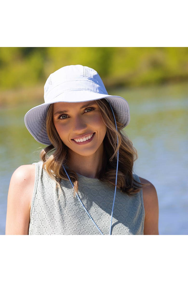 Costilla Women's Ponytail Opening Bucket hat, Alternate, color, Bluebird