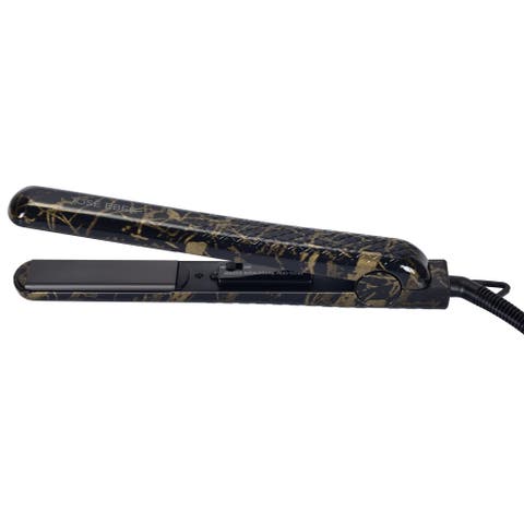 100% Pure Ceramic Flat Iron Black Marble