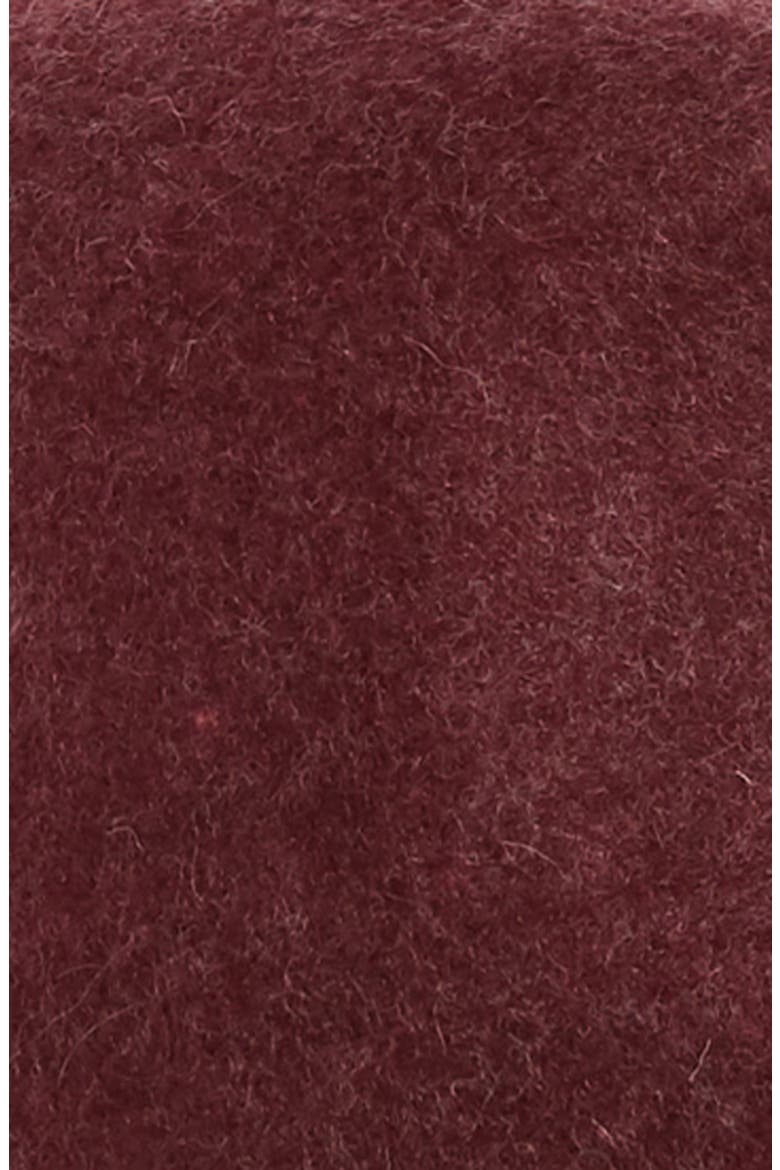 Wool Felt Panama Hat, Alternate, color, BURGUNDY DARK COMBO