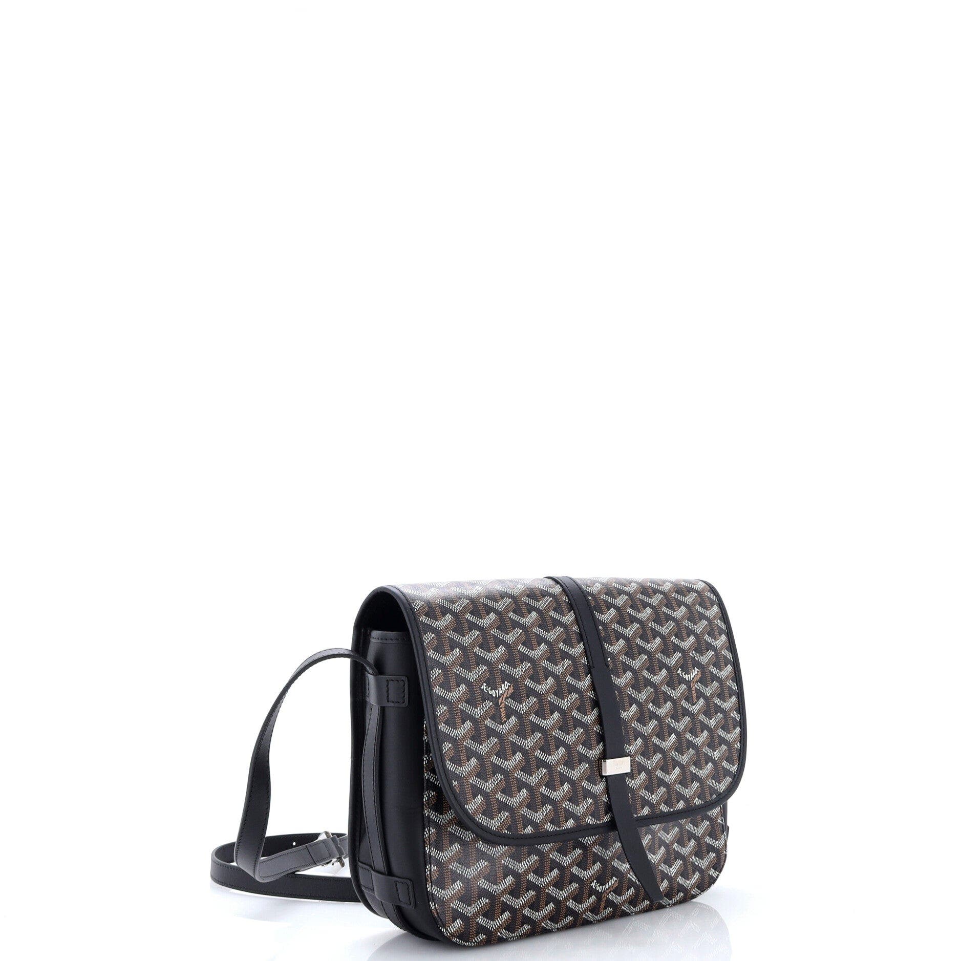 Belvedere II Messenger Bag Coated Canvas MM, Alternate, color, Black