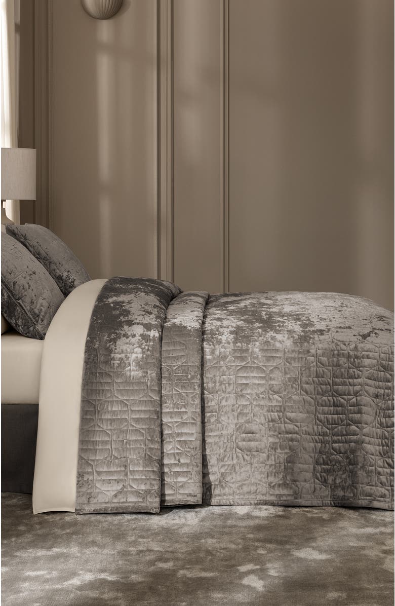 Togas Arnas Bedcover, Alternate, color, Grey