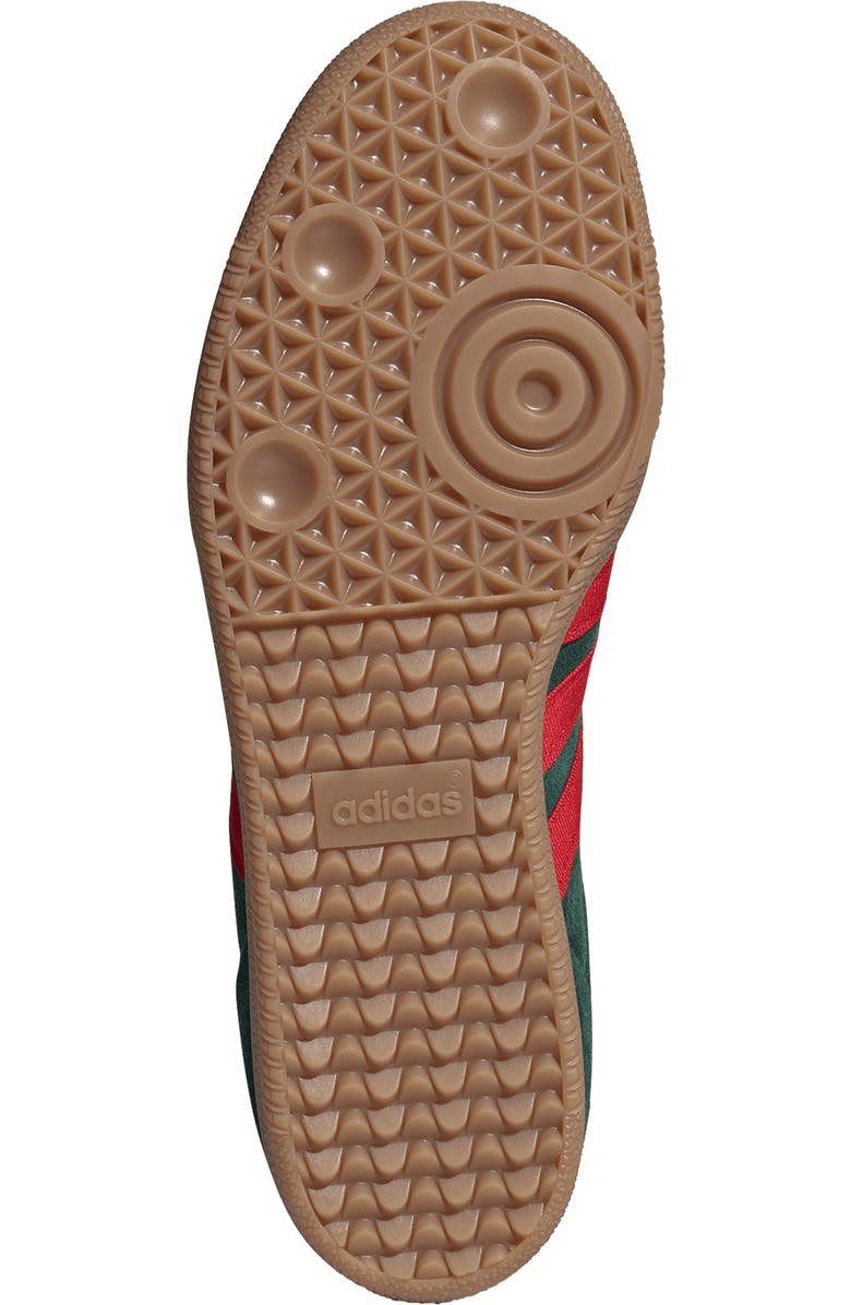 adidas x FIFA Gender Inclusive Samba OG Sneaker, Alternate, color, Team Dark Green/ Scarlet